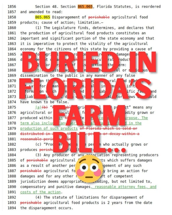 The Transparency Debate Inside Florida’s Farm Bill